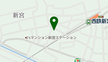 金光教筑前新宮教会の地図画像