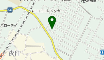 学生下宿コーポ青雲の地図画像