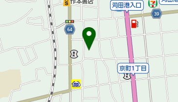 さかさちょうちんの地図画像