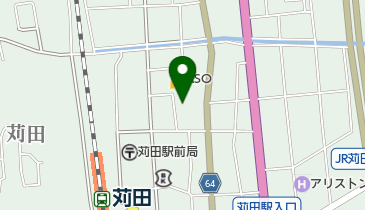 お肉のはしもと苅田店の地図画像