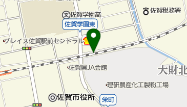 佐賀市役所 放置自転車等保管所の地図画像