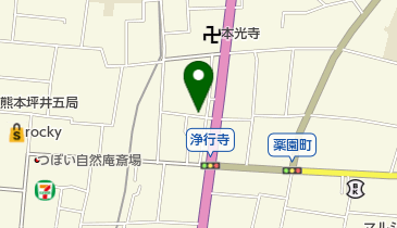 グルメグルメわたなべの地図画像