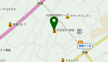 ポンパドウル 御領店の地図画像