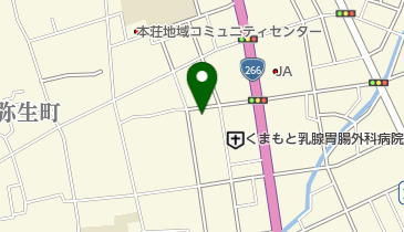 株式会社くすりのハーモニーみなみくまもとの地図画像