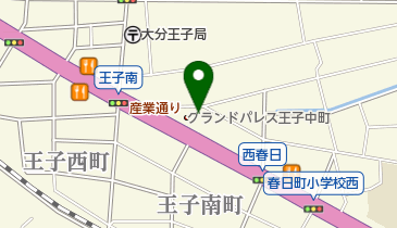 グランドパレス王子中町管理室の地図画像