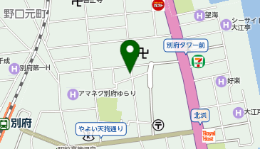 ヘルシーネット別府の地図画像