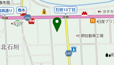 活魚回転寿司水天の地図画像