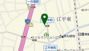 モイスティーヌ江平サロンの地図画像