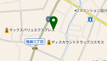あしび国分店の地図画像