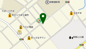 ペットボックスアニマルステーションナハの地図画像