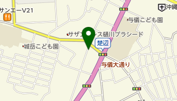 ヤング楚辺店の地図画像