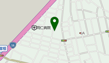 城間公民館の地図画像