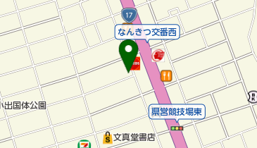 フルベール化粧品北関東販売会社の地図画像