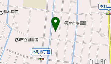 野々市市役所 公民館・児童館等 教育センターの地図画像