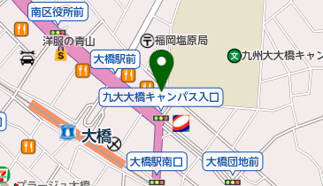 福岡経営者労働福祉協会の地図画像