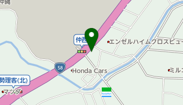 株式会社バケーションレンタ沖縄の地図画像