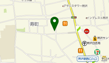 ヤマハユニスタイル所沢 こどもの音楽・英語教室の地図画像