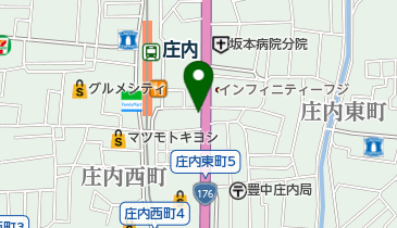 COLOR庄内店の地図画像