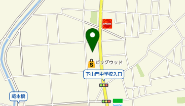 変り桜の地図画像