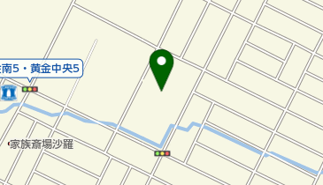 恵庭市役所 恵庭市黄金ふれあいセンターの地図画像