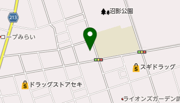 はる第2学童クラブの地図画像