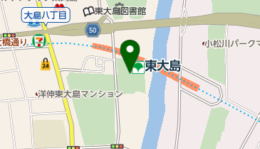 大島小松川公園サービスセンターの地図画像