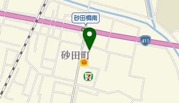 ハーフペーパーの地図画像