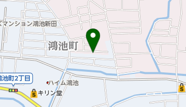 大阪鴻池神の教会の地図画像