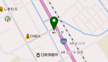 株式会社ビーライン日南店の地図画像