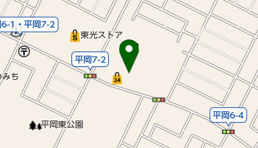 カットプライス平岡店の地図画像
