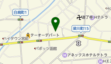 アルペン函館梁川店の地図画像