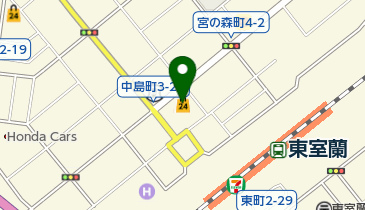 岩崎電子室蘭補聴器センターの地図画像