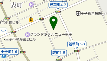 ブライダルハウスBiBi苫小牧グランドホテルニュー王子店の地図画像
