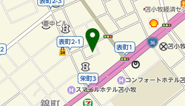 ブティックなかのの地図画像