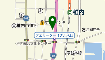 藤井家具店の地図画像