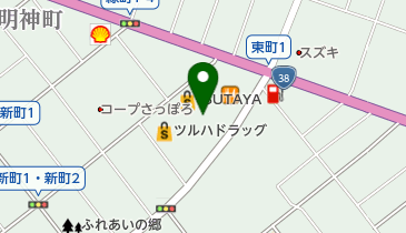 フイッシュランド滝川店の地図画像