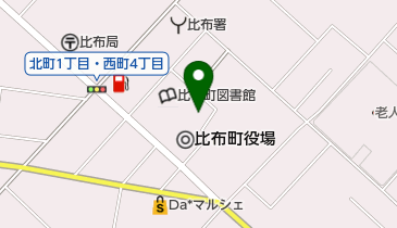 比布町社会福祉協議会の地図画像