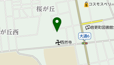 西然寺の地図画像