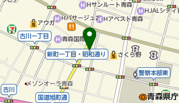 有限会社ふじ美容室 クララ新町店の地図画像
