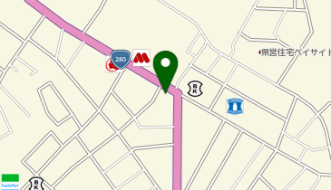 炭火焼ひろたの地図画像