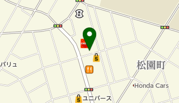 みさわビール園の地図画像