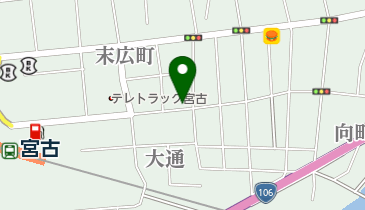 美容室シャルム30の地図画像
