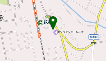 花巻観光案内所の地図画像