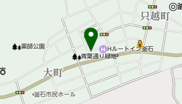 大松釜石の地図画像