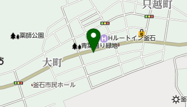 高千代酒店の地図画像