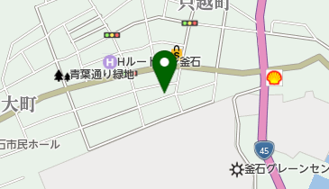 美容室DANK只越店の地図画像