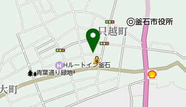 工藤食堂只越店の地図画像