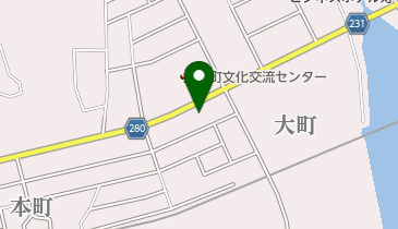 メナード化粧品大槌代行店の地図画像