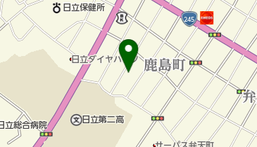 日立市役所 かしま老人の家の地図画像