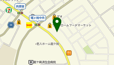 うさちゃんクリーニング 竜ヶ岡店の地図画像